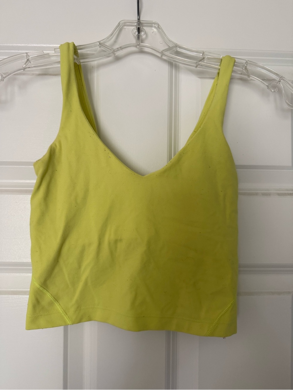 Lululemon Align Tank, Electric Lemon, size 0